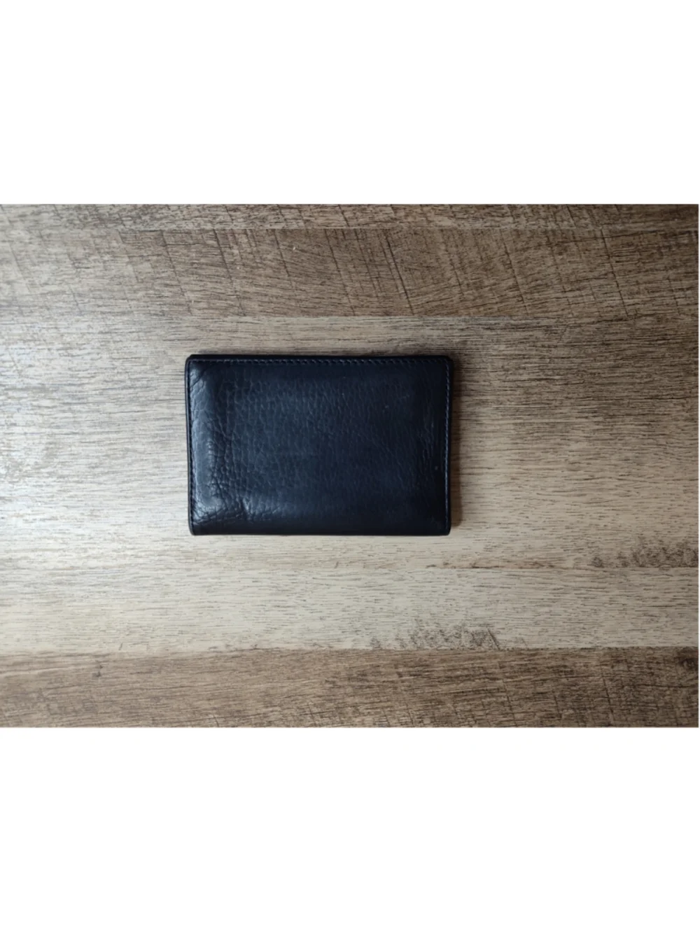 Men's Coach Black Leather Card Case Wallet